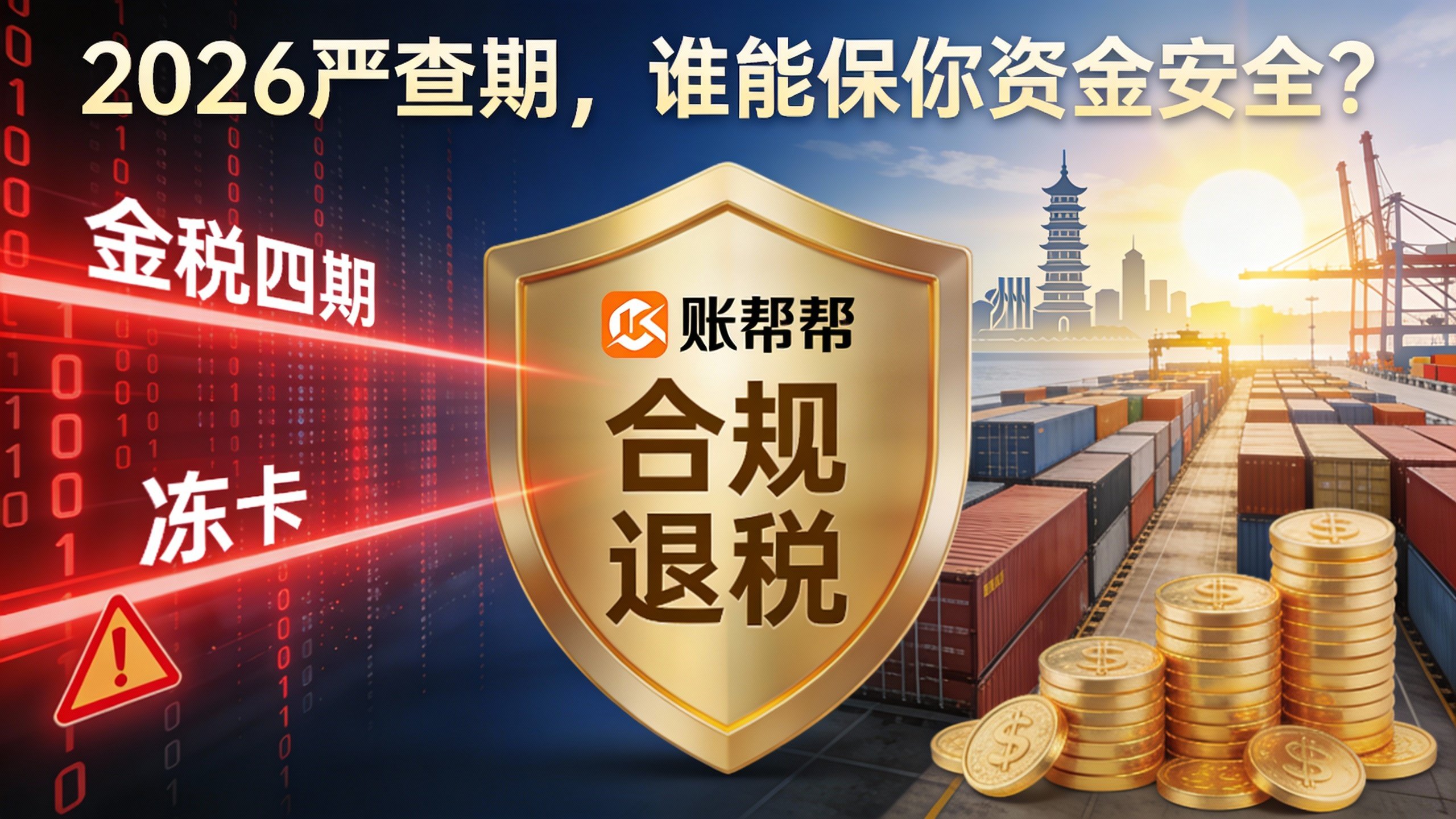 2026惠州出口退税严查期账帮帮合规服务