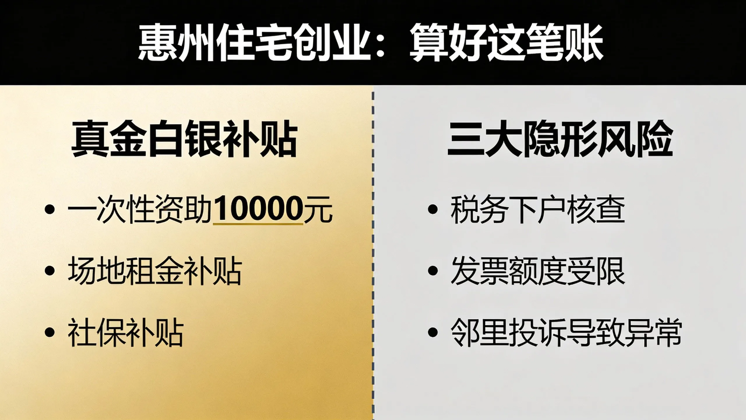 惠州住宅注册公司能拿补贴？2026新规与申请门槛