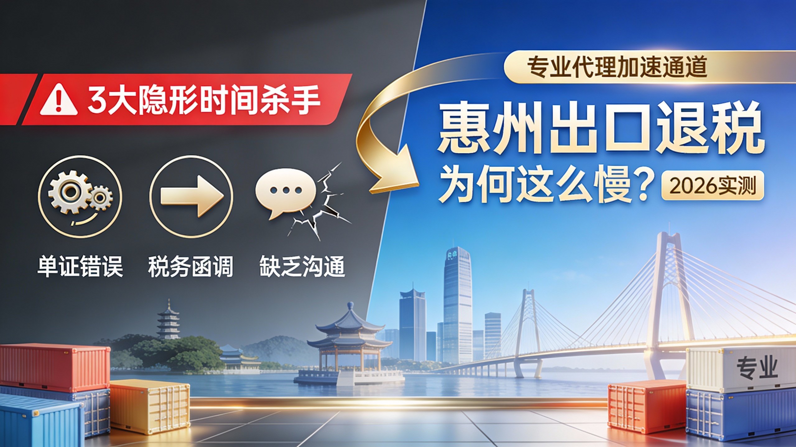 惠州出口退税代理时效与收费2026实测