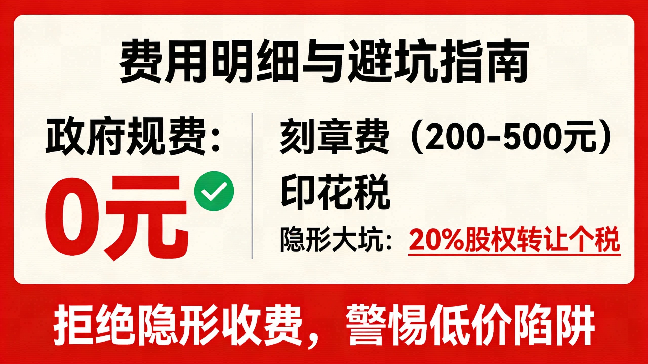 惠州公司变更费用明细与股权转让个税避坑指南