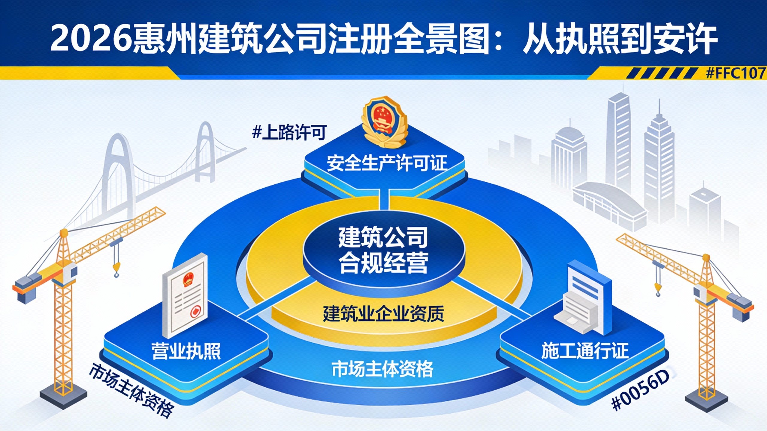 2026惠州建筑公司注册全流程与资质体系图解