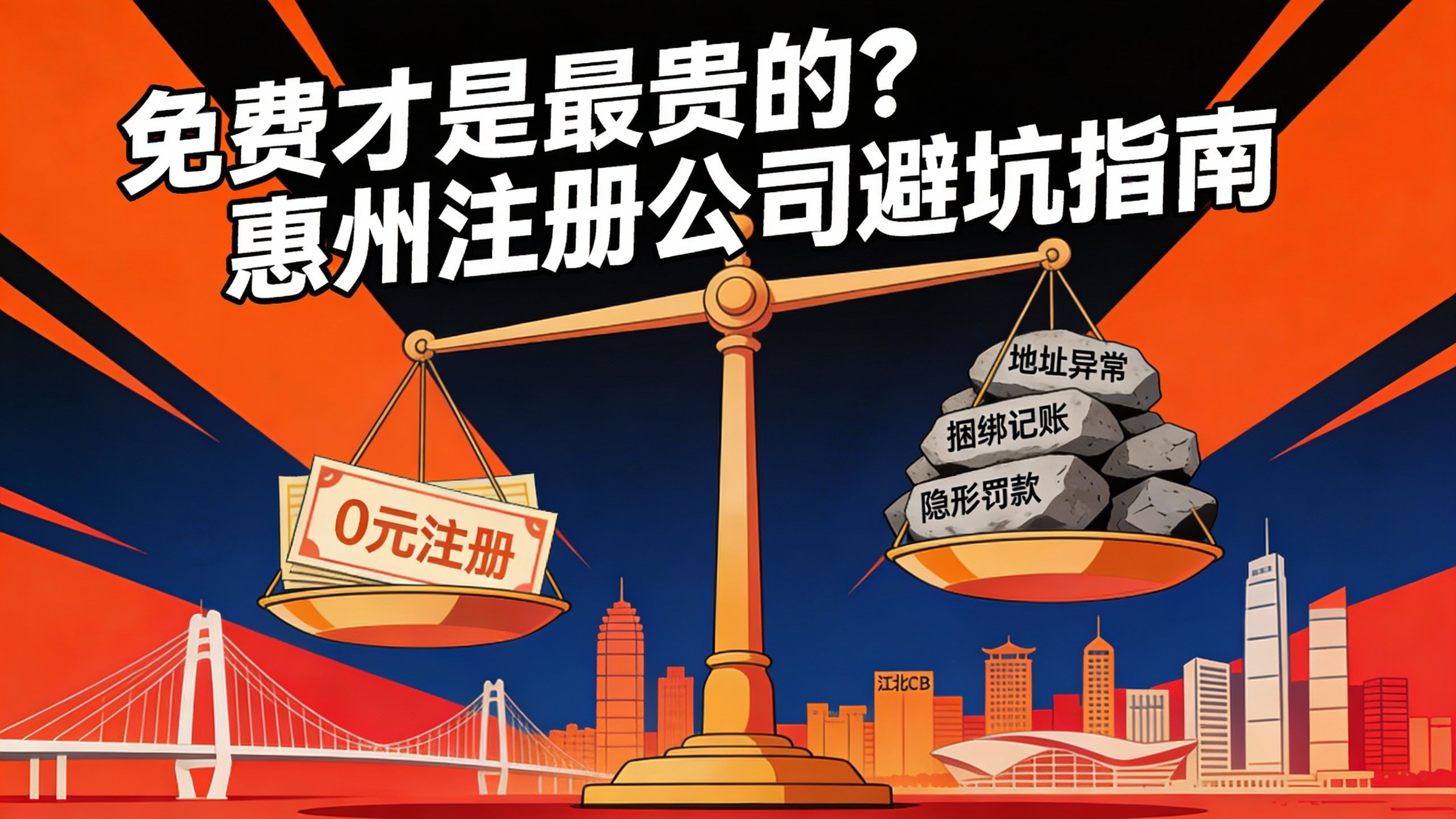 惠州代理注册公司费用陷阱与避坑指南封面图