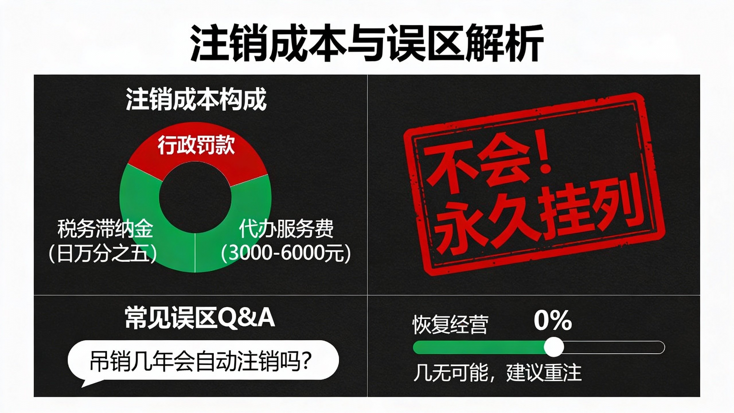 惠州公司吊销未注销什么后果？这5大风险比罚款更痛